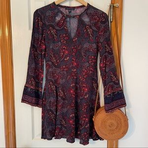 American Eagle Cutout Long-sleeve Dress